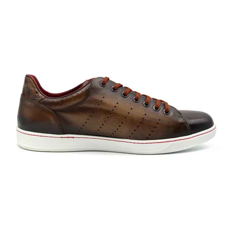 65-201-BRN RUSSO Burnished Italian Calfskin - Brown Zelli Italia