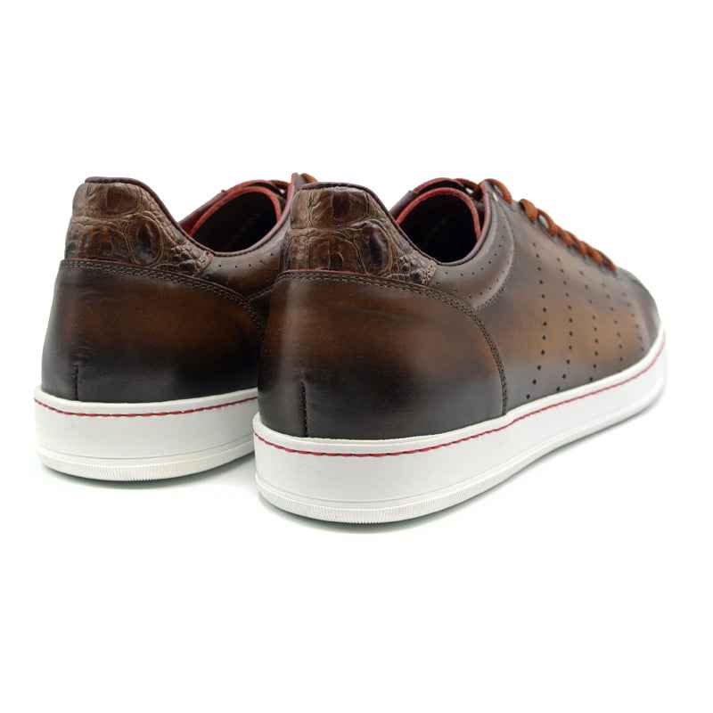 65-201-BRN RUSSO Burnished Italian Calfskin - Brown Zelli Italia
