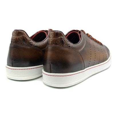 65-201-BRN RUSSO Burnished Italian Calfskin - Brown Zelli Italia
