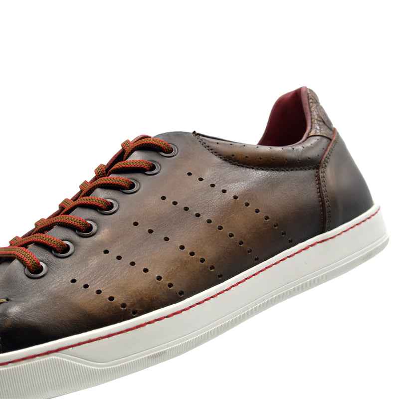 65-201-BRN RUSSO Burnished Italian Calfskin - Brown Zelli Italia