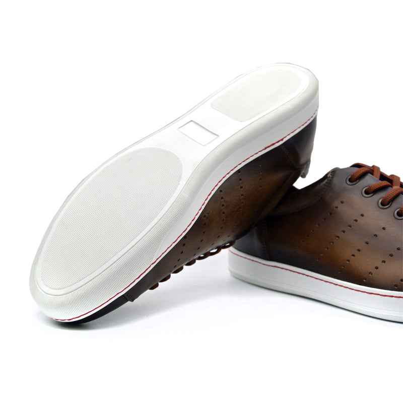 65-201-BRN RUSSO Burnished Italian Calfskin - Brown Zelli Italia