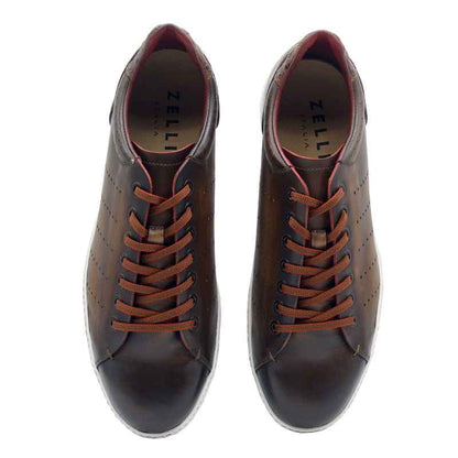 65-201-BRN RUSSO Burnished Italian Calfskin - Brown Zelli Italia