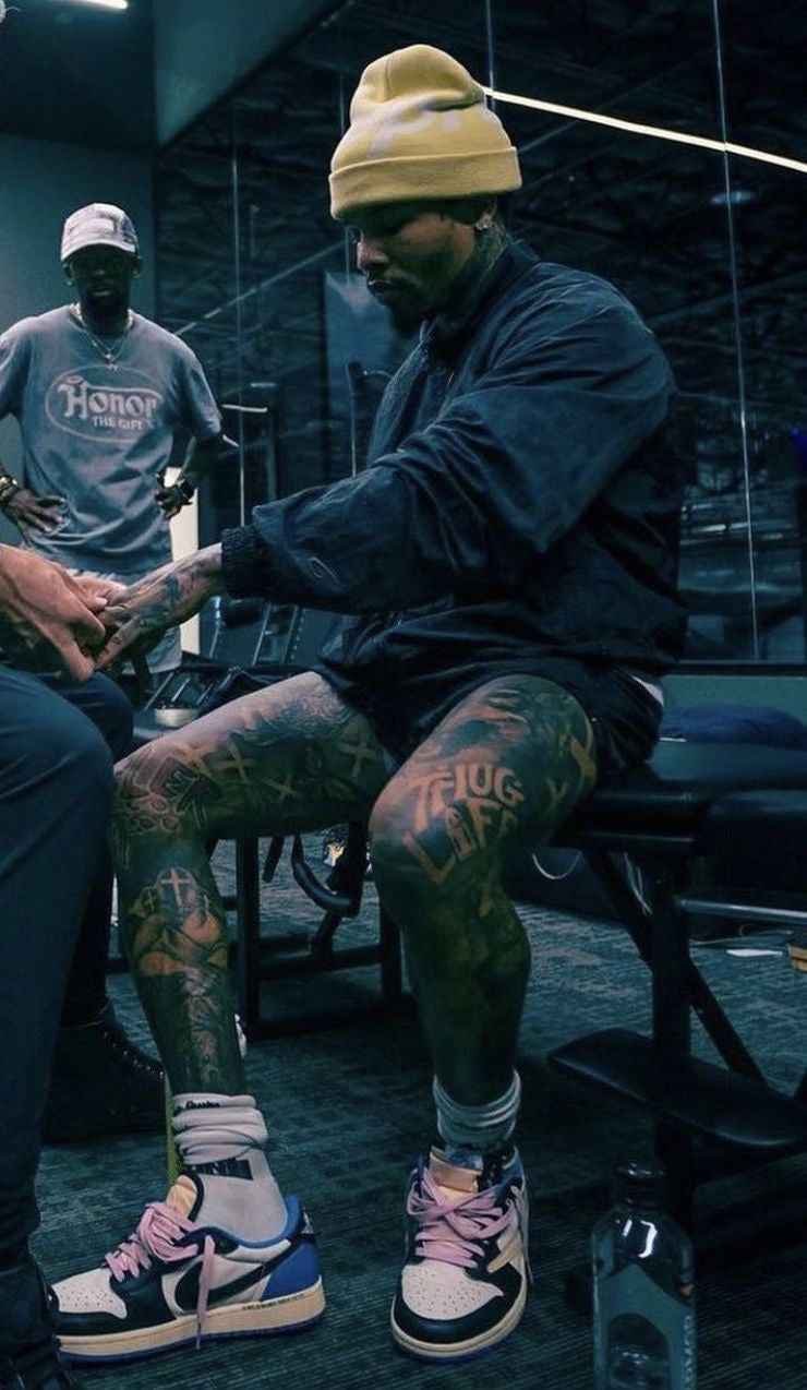 Custom Air Jordan 1 Low Fragment x T-Scott - DM7866-140