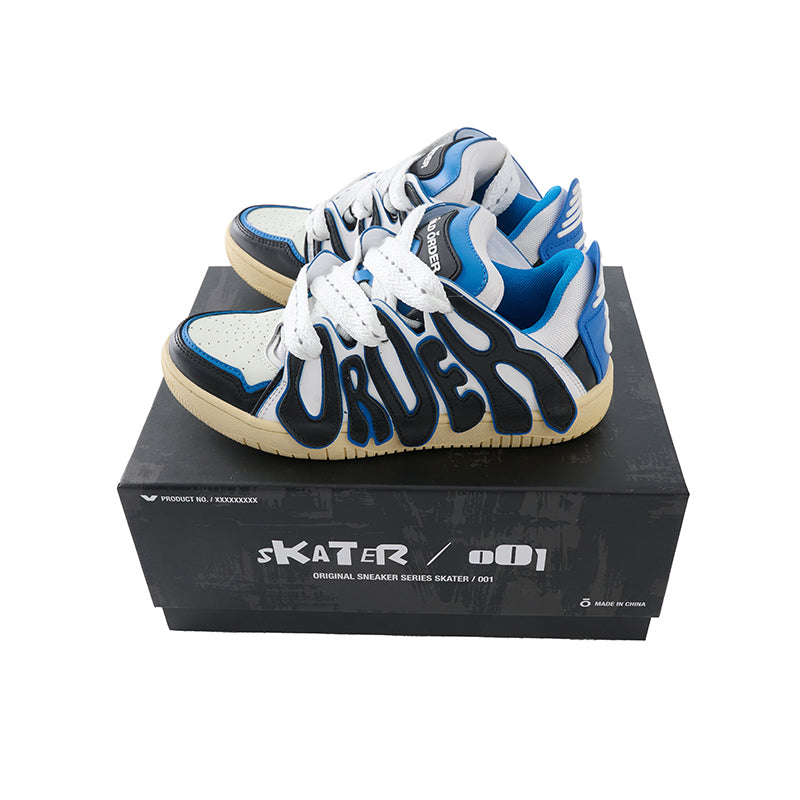 Graffiti Sneakers Blue - Wolvess