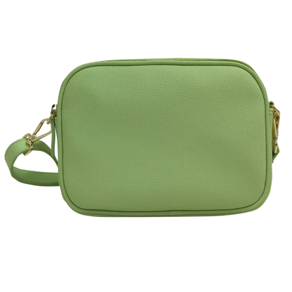 Genuine Leather Double Zipper Crossbody MiamiLeathers.com