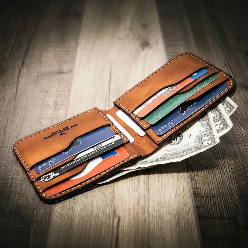 Big Bend Bifold Wallet Bull Sheath Leather