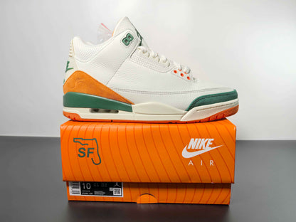 Miami Labor Edition Retro 3 - Limited Artisan Streetwear High-Tops