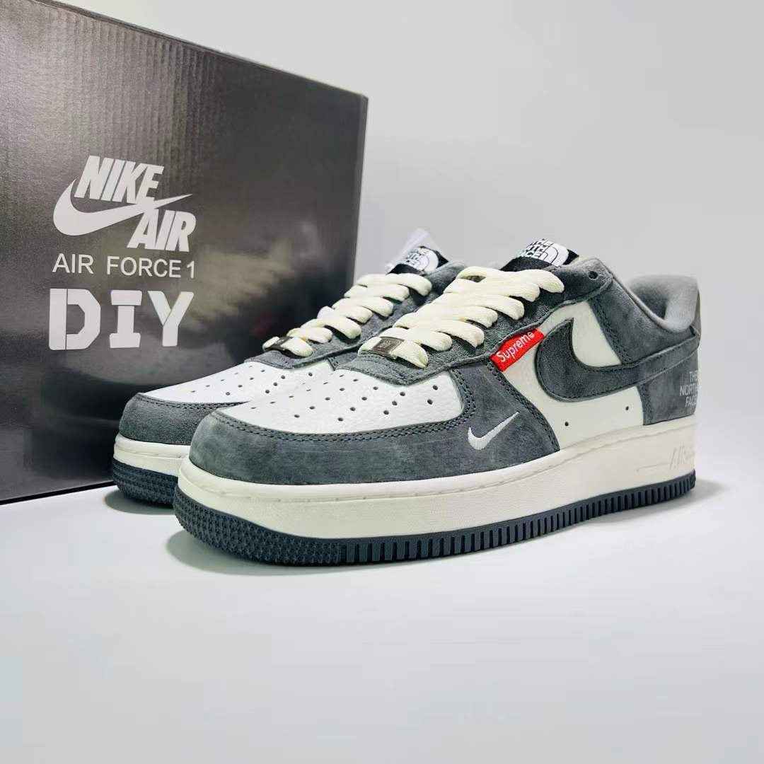 Designer Air Force 1 x Supreme x The North Face DIY