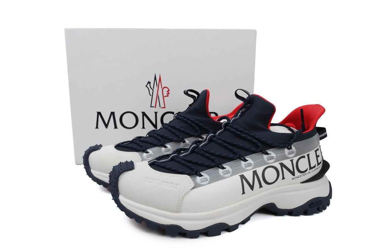 Custom MNC White Blue Red Sneakers M3457P70
