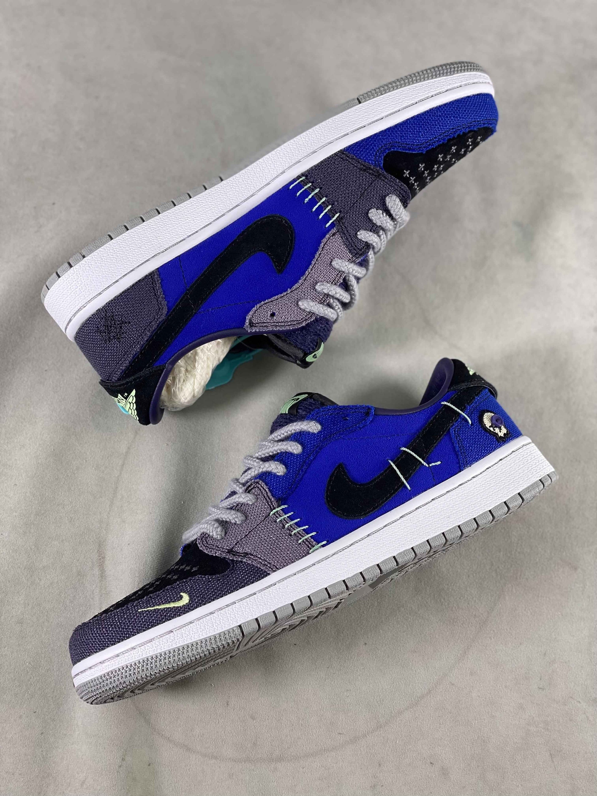 Custom Air Jordan 1 Voodoo Alternate Low OG ZION Sneakers