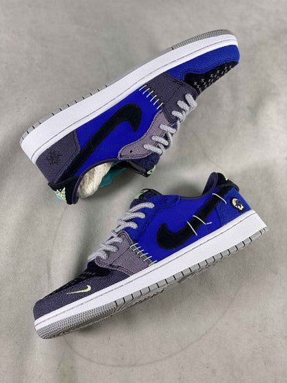 Custom Air Jordan 1 Voodoo Alternate Low OG ZION Sneakers