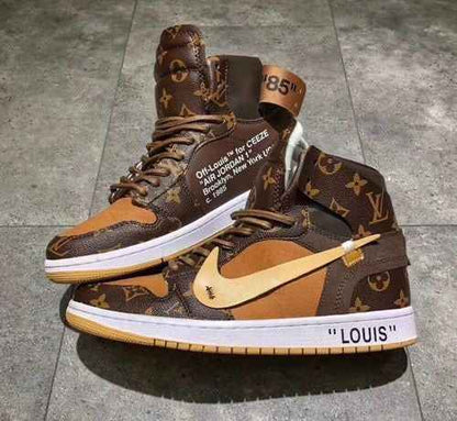 Custom Air Jordan 1 x LV Logo