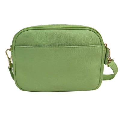 Genuine Leather Double Zipper Crossbody MiamiLeathers.com