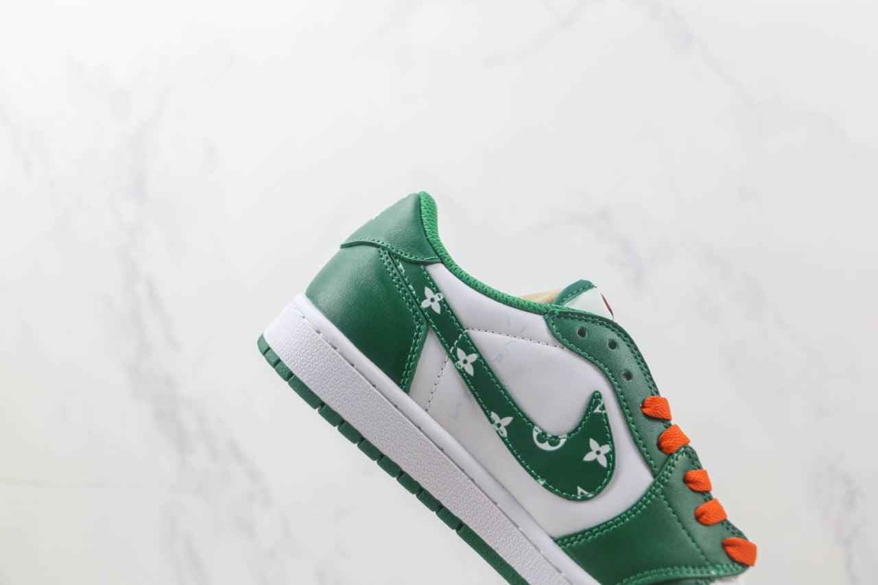 Custom Jordan 1 Low x LV DM7866 885 - Stylish Grey Sneakers