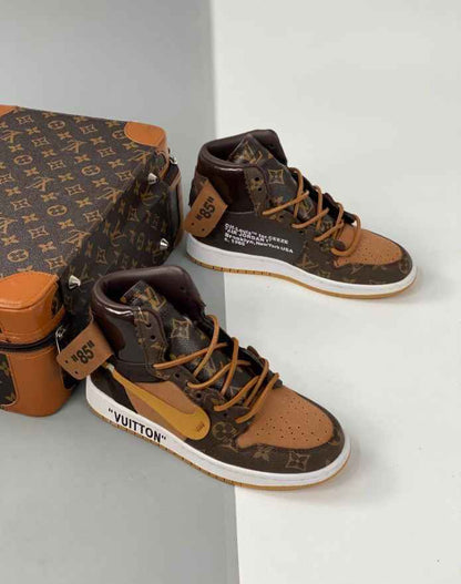 Custom Air Jordan 1 x LV Logo