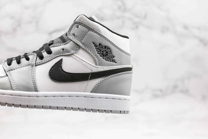 Custom Jordan 1 Mid Light Smoke Grey High Q