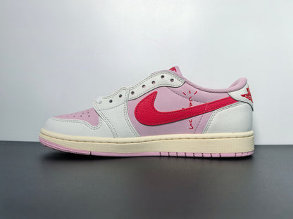 Travis Scott × AJ1 Low "Shy Pink" air jordan