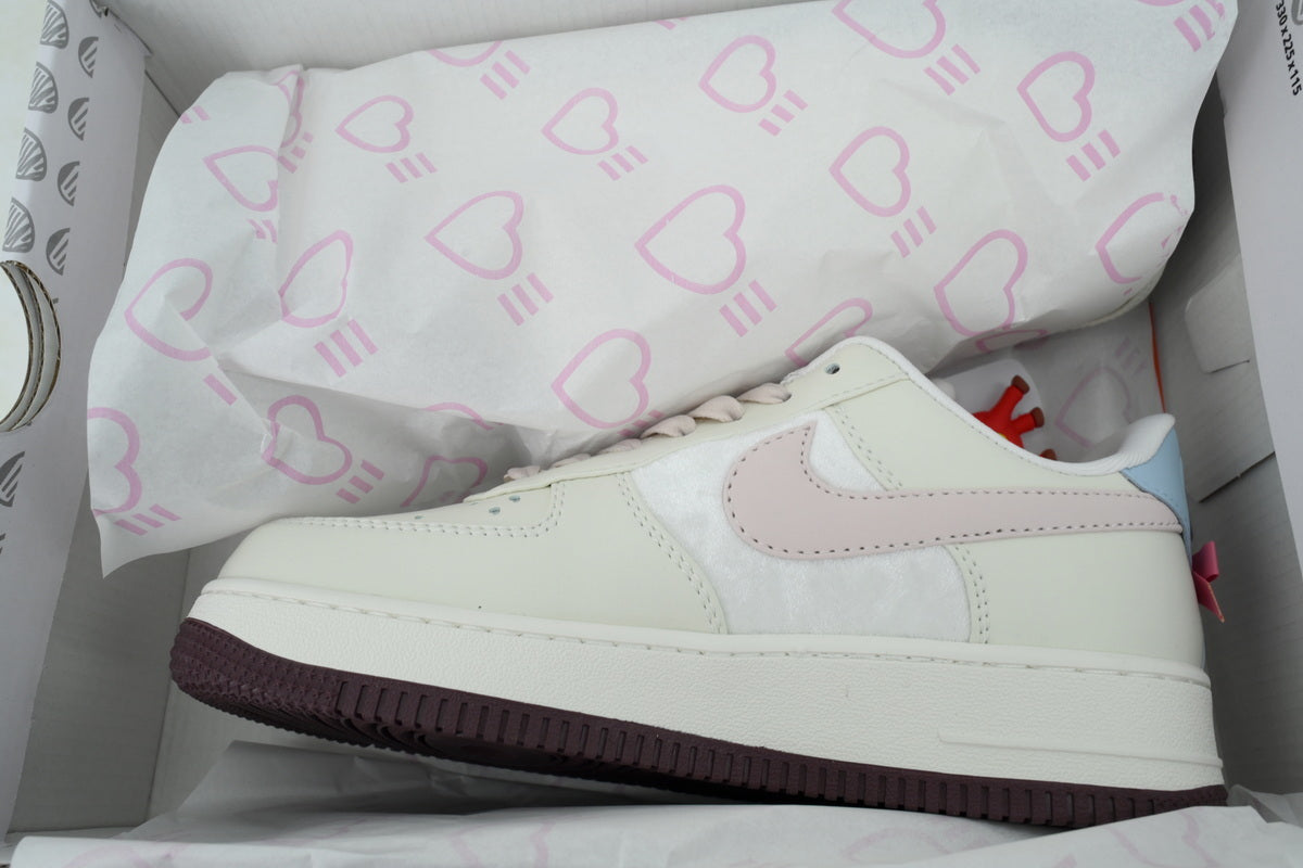 LUW Select: Wmns Air Force 1 'Valentine's Day' - Cream, White & Soft Pink Edition Luxury Urban Wear