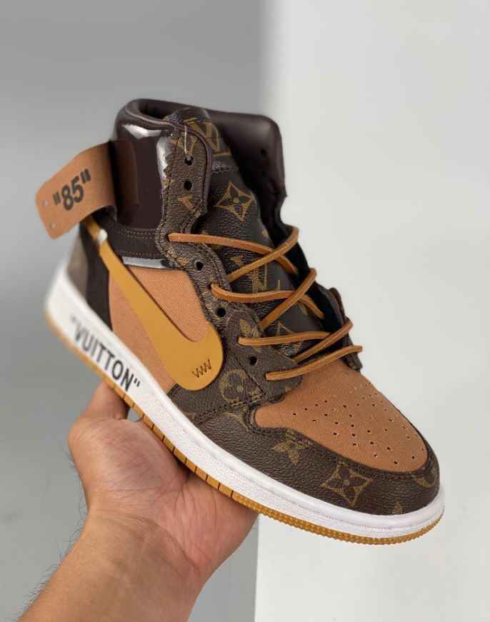 Custom Air Jordan 1 x LV Logo
