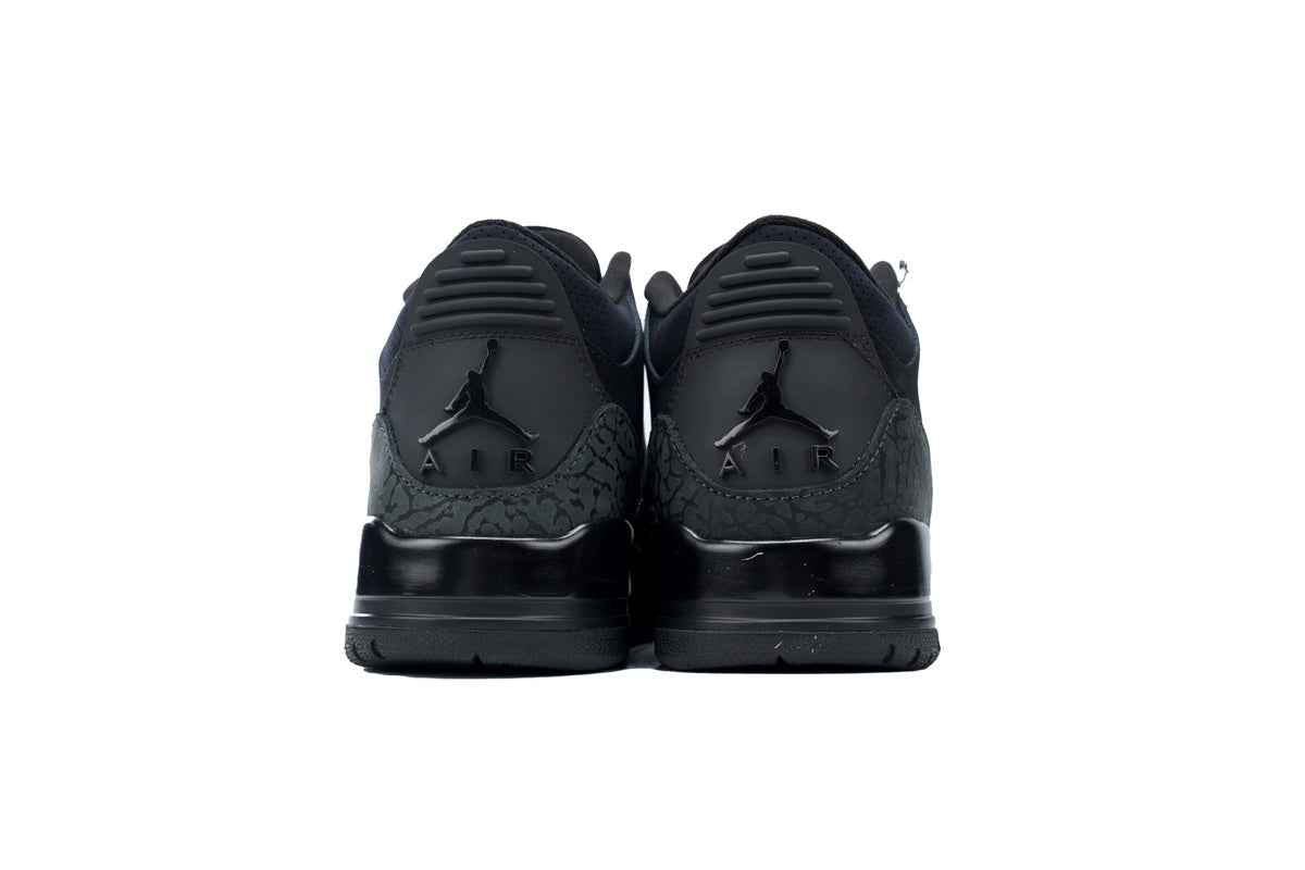 Custom Air Jordan 3 Retro 'Black Cat' CT8532-001