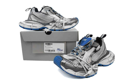 Custom BLCG Circuit Sneaker 'Worn-Out - Grey Blue