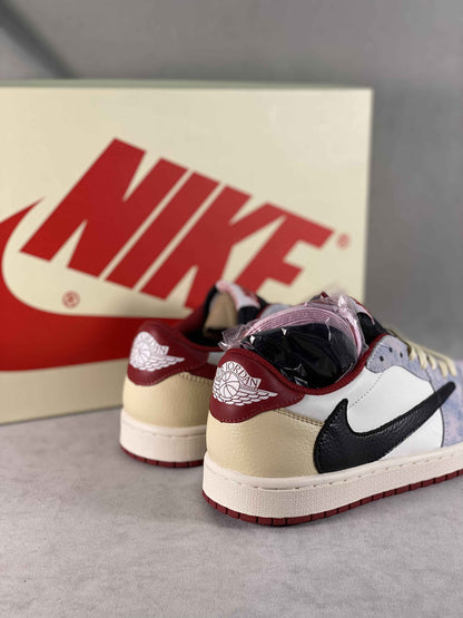 Custom Travis Scott Fragment Air Jordan 1 Low TS CM7866 125 Sneakers
