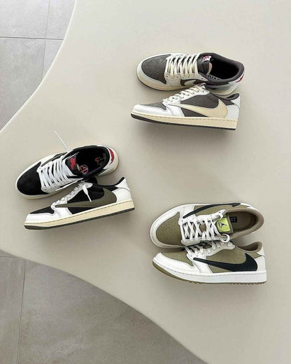 Custom Travis Scott x Fragment x Air Jordan 1 Low DZ4137 106 - Exclusive Travis Scott Air Jordan 1 Low Release