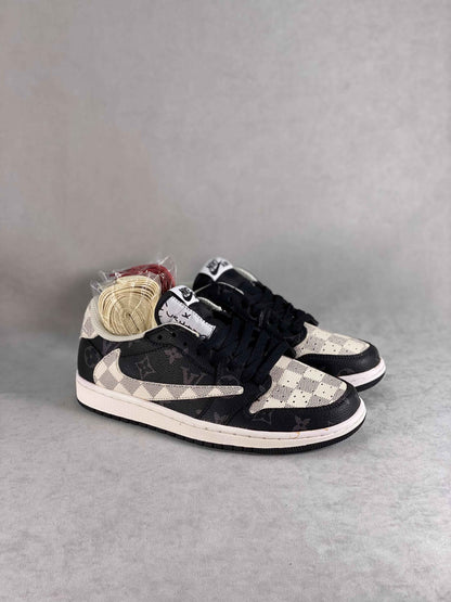 Custom Travis Scott Fragment Air Jordan 1 Low TS x LV DM7866-512