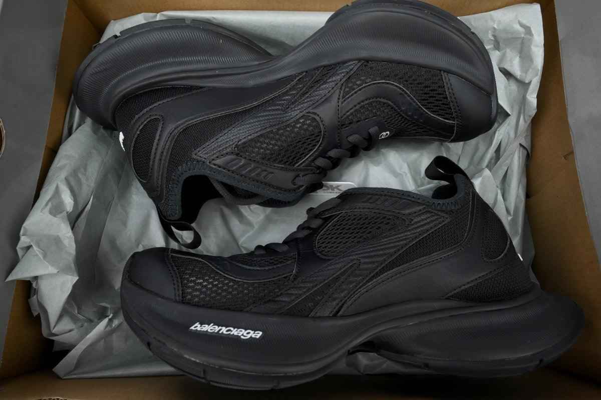 Custom BLCG Circuit Sneaker 'Worn-Out - Black