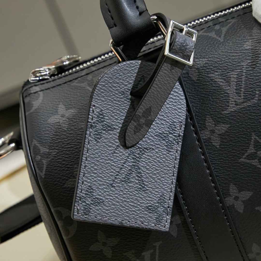 New Fashion Bags LV Monogram Eclipse Reverse Keepall 25