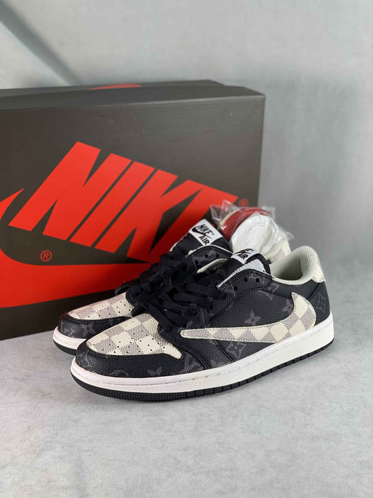 Custom Travis Scott Fragment Air Jordan 1 Low TS x LV DM7866-512