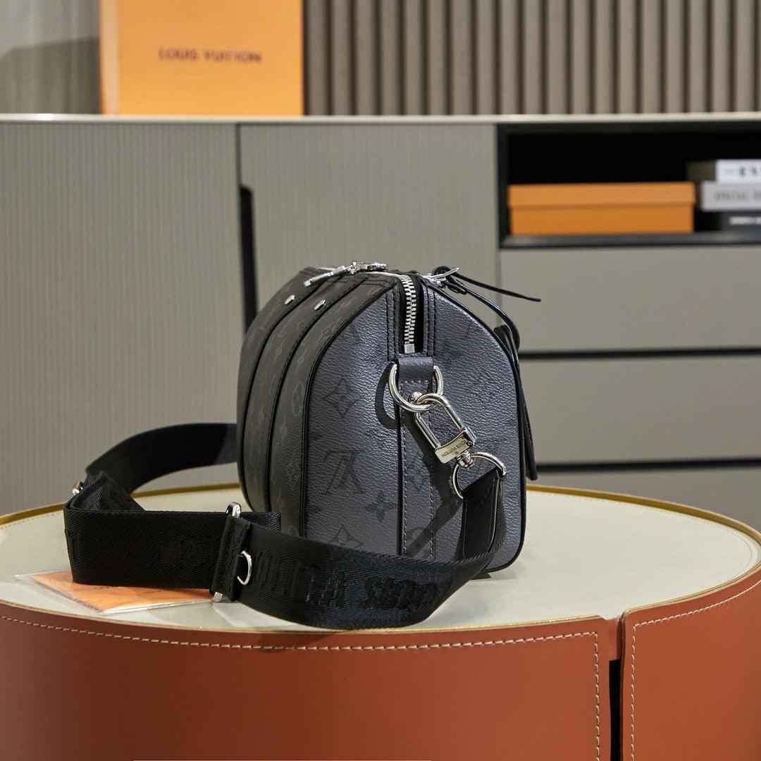 New Fashion Bags LV Monogram Eclipse City Keepall 25