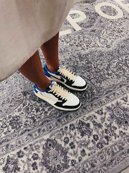 Custom Fragment x Travis Scott x Air Jordan 1 Low DM7866 140