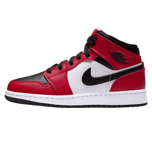 Air Jordan 1 Mid Chicago Black Toe GS