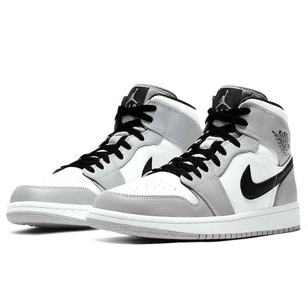 Air Jordan 1 Mid 'Smoke Grey' - Trendy Sneakers for Any Occasion