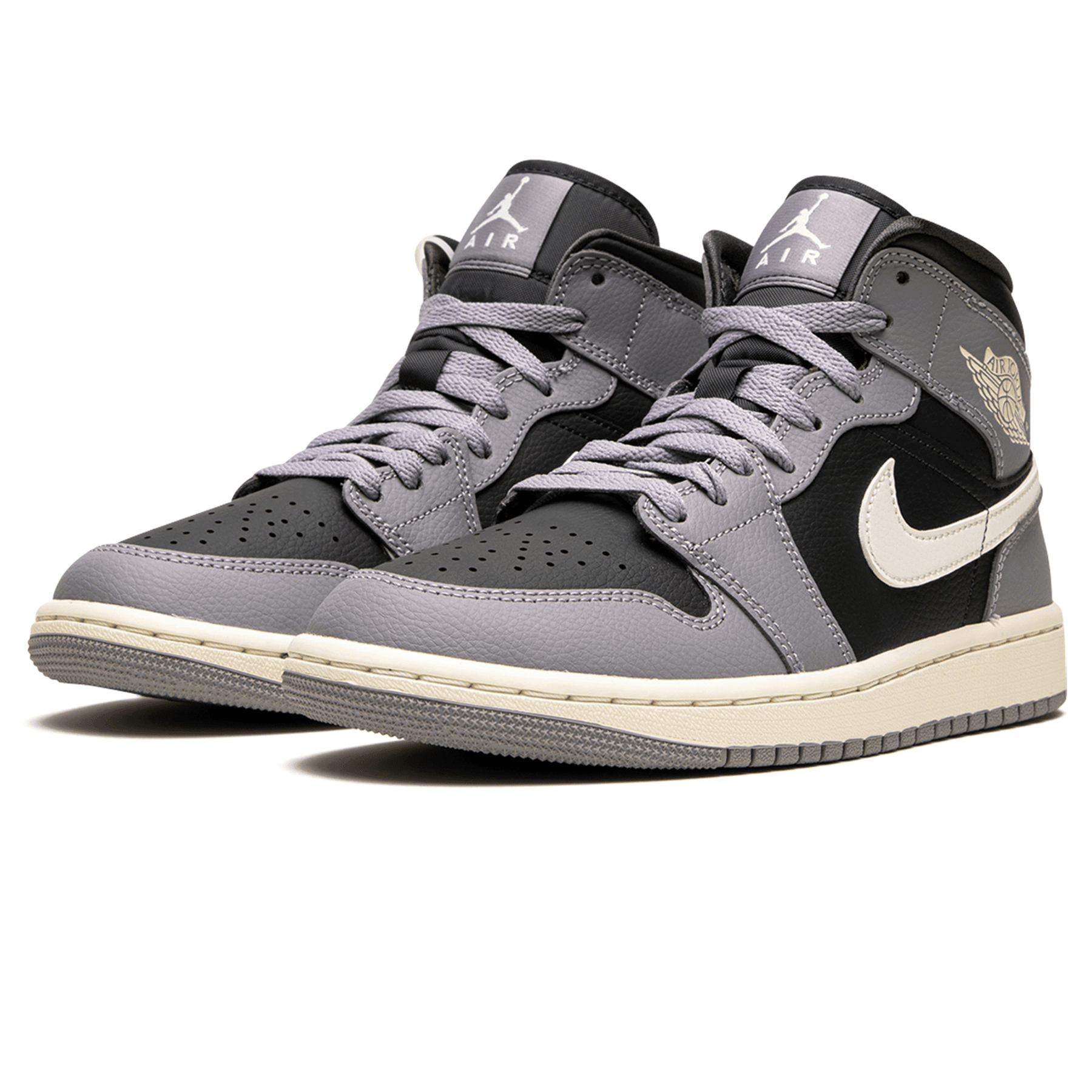 Air Jordan 1 Mid Cement Grey - Stylish and Versatile Women's Sneakers