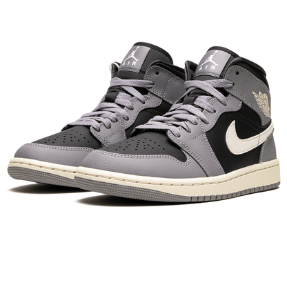 Air Jordan 1 Mid Cement Grey - Stylish and Versatile Women's Sneakers