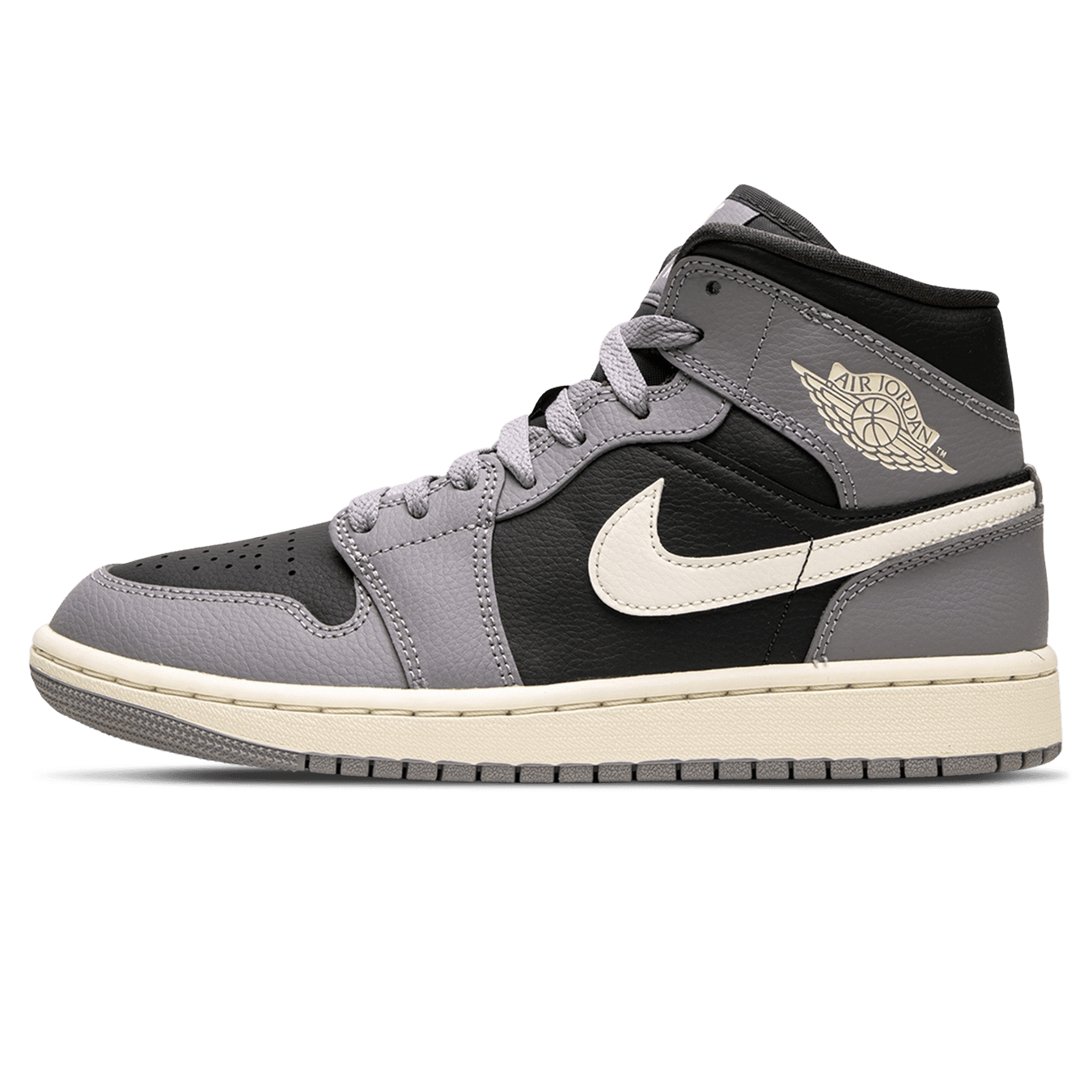 Air Jordan 1 Mid Cement Grey - Stylish and Versatile Women's Sneakers