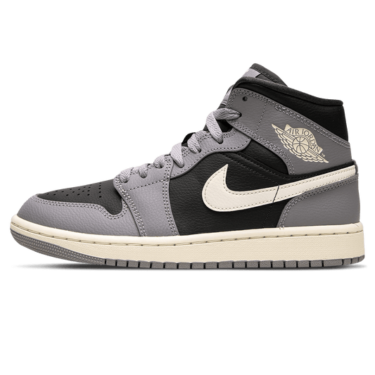 Air Jordan 1 Mid Cement Grey - Stylish and Versatile Women's Sneakers