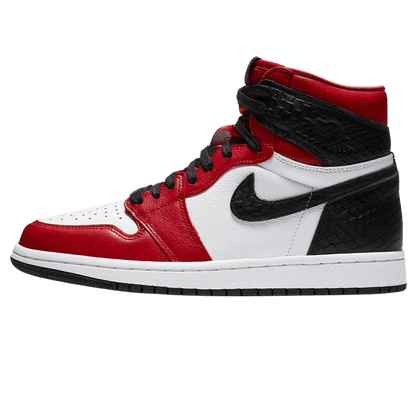 Air Jordan 1 High Satin Snake Chicago for Women - Stylish Retro Sneaker