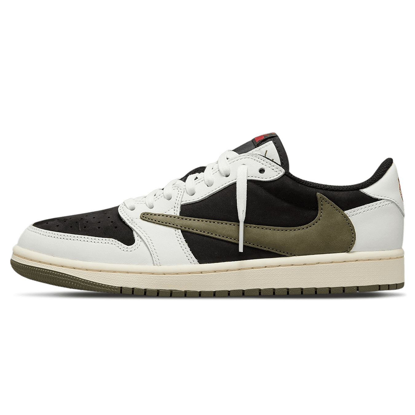 Air Jordan 1 Travis Scott Olive Wmns Limited Edition Retro Low OG Sneakers