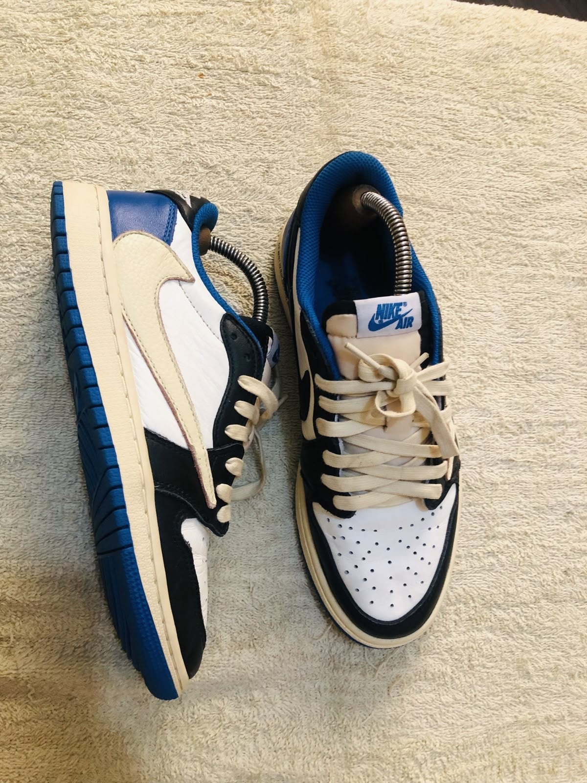 Custom Fragment x Travis Scott x Air Jordan 1 Low DM7866 140 SneakerNational
