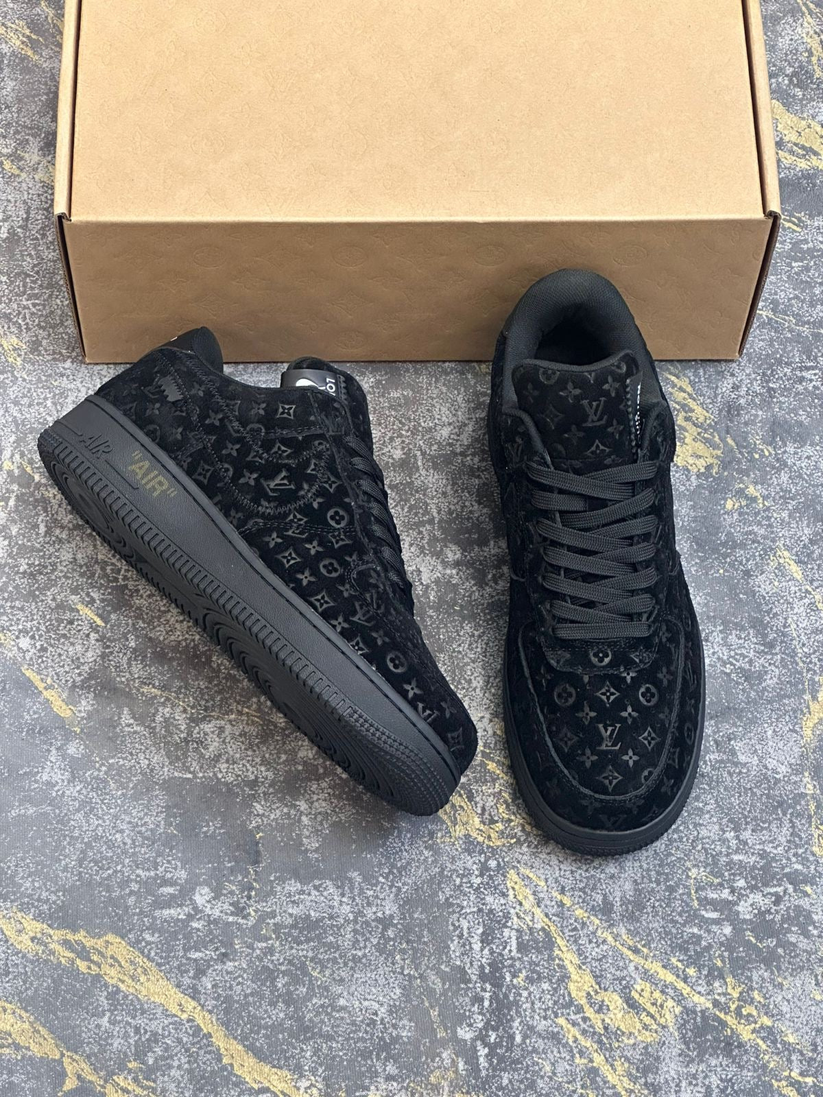 Custom Monogram x Air Force 1 Low 1A9VD7 Luxury Urban Wear
