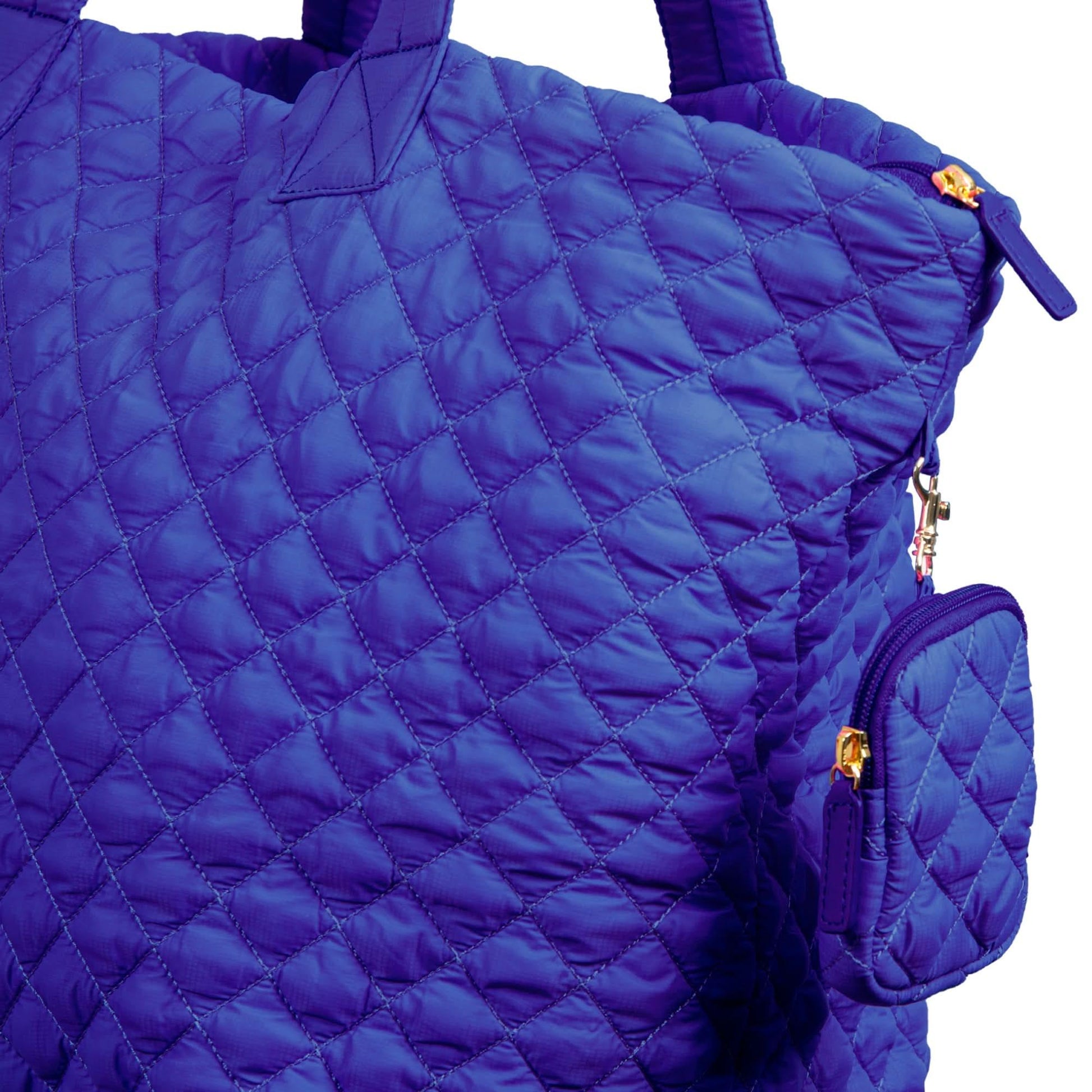 Alyssa Jumbo Quilted Nylon Tote – Lightweight, Spacious & Travel-Ready MiamiLeathers.com