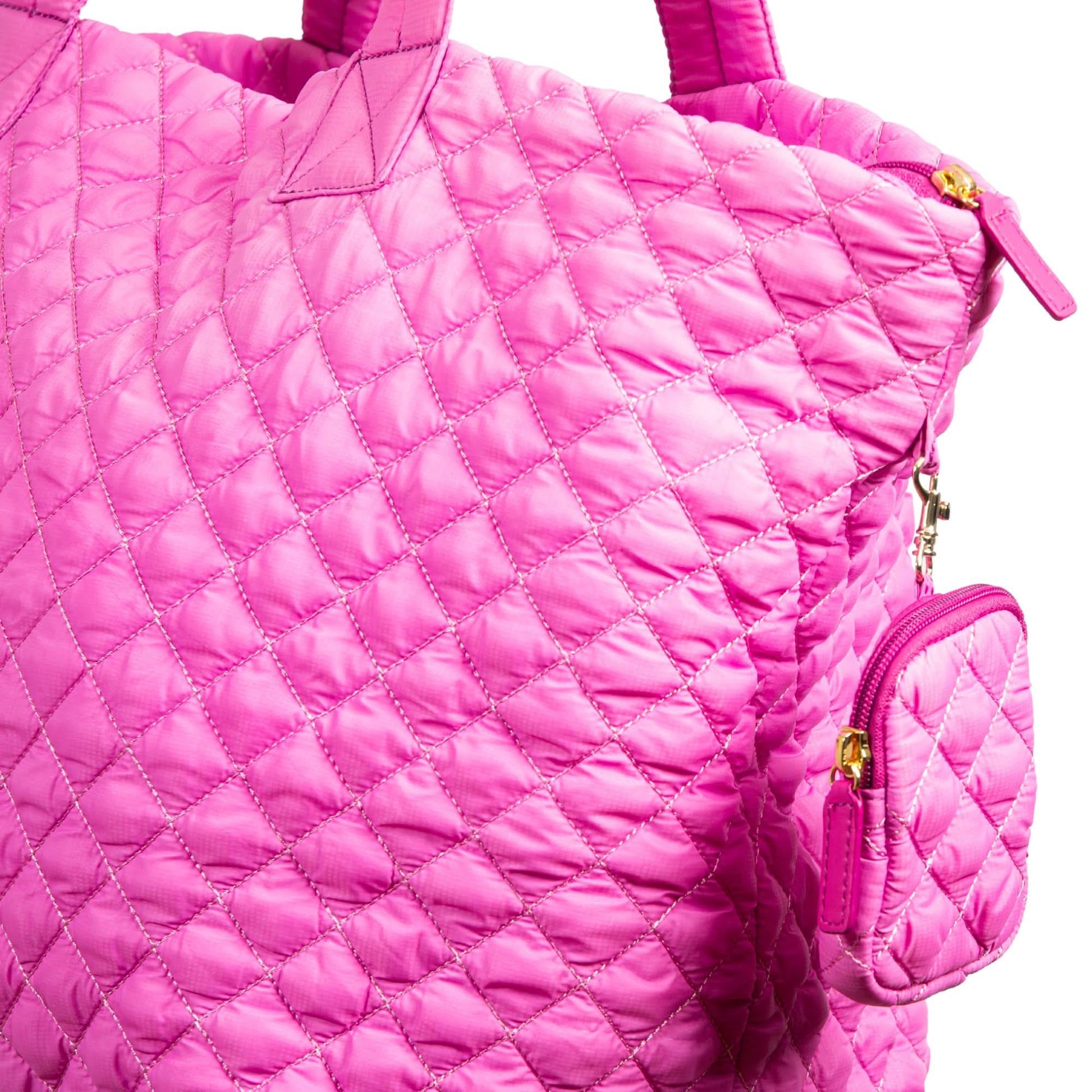 Alyssa Jumbo Quilted Nylon Tote – Lightweight, Spacious & Travel-Ready MiamiLeathers.com