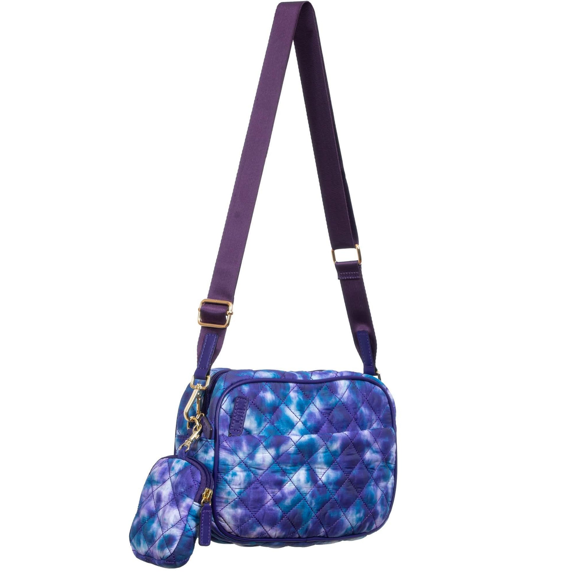 Alyssa Nylon Quilted Crossbody MiamiLeathers.com