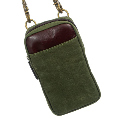 Phone Case, Maxwell Leather Waxed Canvas Phone Case MiamiLeathers.com