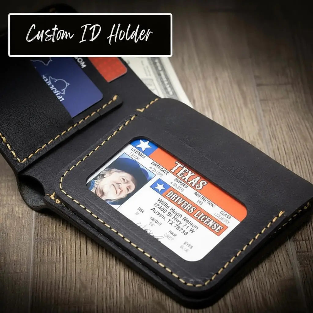 Big Bend Bifold Wallet - Black Bull Sheath Leather