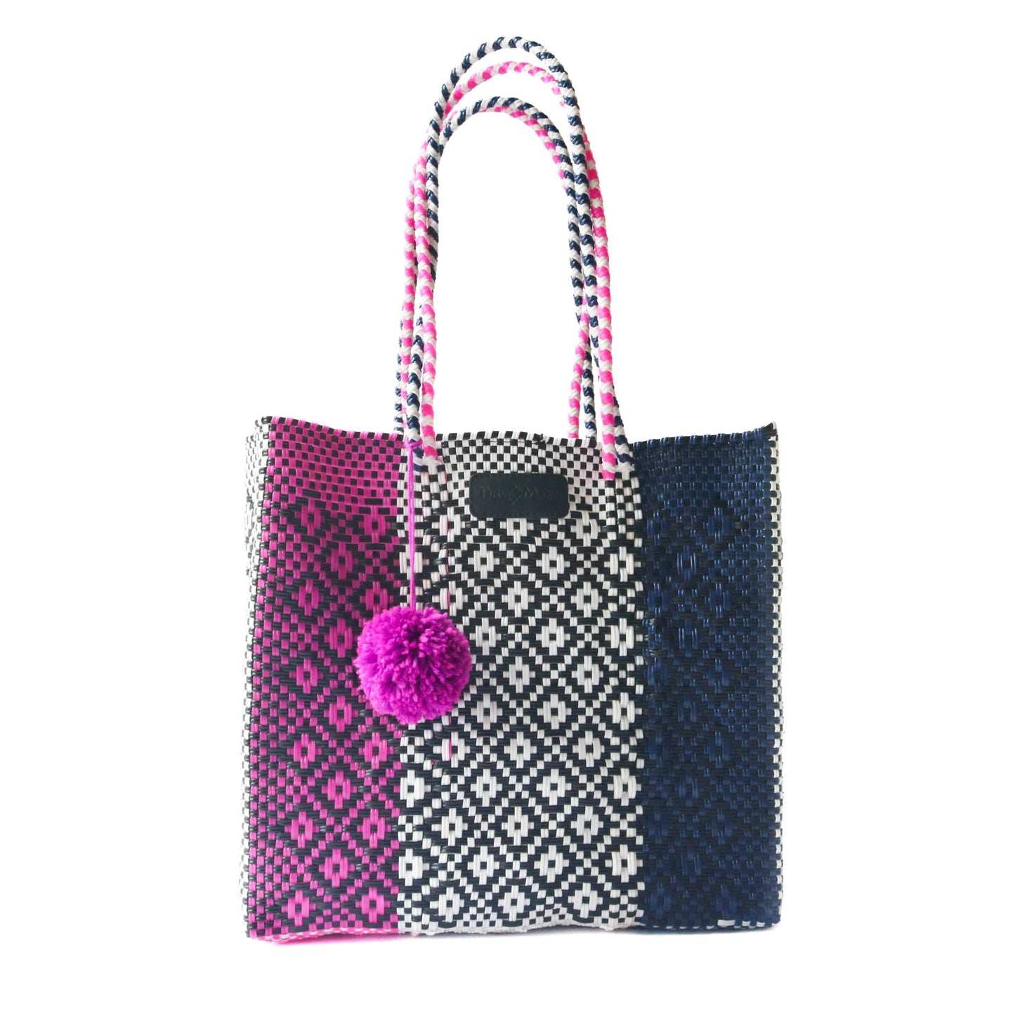 Bloom Woven Tote Tin Marin Brand