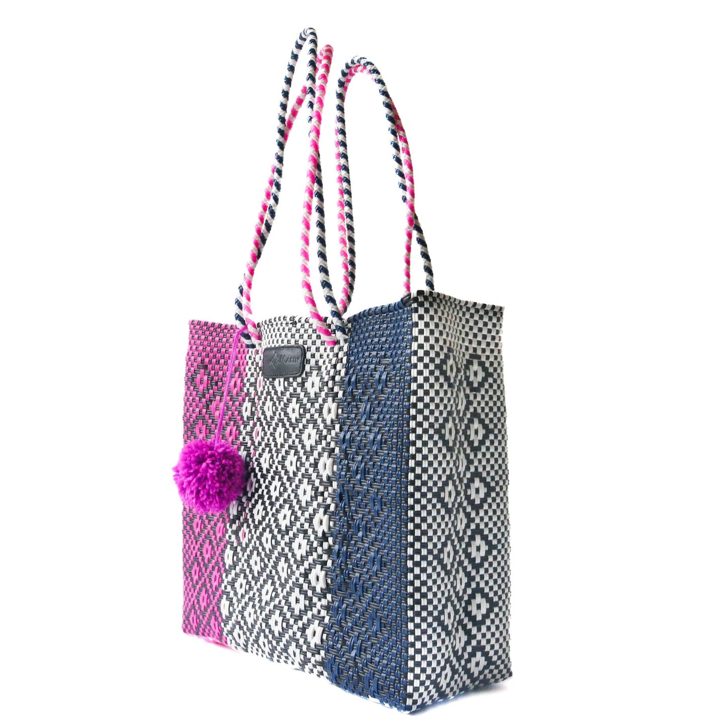 Bloom Woven Tote Tin Marin Brand